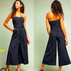 Ett:twa by Anthropologie Hayley
Strapless Jacquard Jumpsuit Size 4